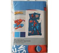 Parure réversible Spiderman housse de couette 140x200 + 1 taie d'oreiller