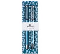 Parure Stylos roller et bille Carmen bleu Madura Oberthur Bleu G
