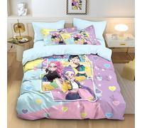 Parures de lit K-pop exquises D-emon H-unters Huntrix, ensemble de literie, housse de couette, ensemble de couette, cadeau d'anniversaire de luxe N