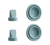 Paruu P20 Lot de 2 valves à bec de canard et membrane en silicone, accessoires de rechange pour tire-lait portable P20
