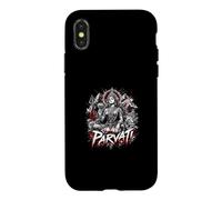 Parvati Déesse hindoue Shiva Mountain Lotus Coque pour iPhone X/XS