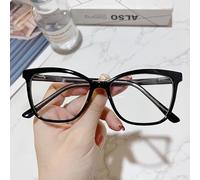 PARWANA Lunettes bloquant la lumière Bleue, lecteurs d'ordinateur, Lunettes de Lecture à la Mode, Anti-Fatigue oculaire, Miroir à lumière Plate for Femmes (Color : Sand-Black, Size : +0.00)