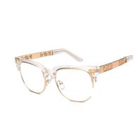 PARWANA Lunettes de Lecture bloquant la lumière Bleue, Classiques, lecteurs d'ordinateur, Anti-éblouissement, Miroir à lumière Plate for Femmes/Hommes (Color : Transparent, Size : +0.00)