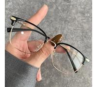 PARWANA Lunettes de Lecture Mignonnes, Anti-lumière Bleue, lecteurs d'ordinateur, Anti-Fatigue oculaire, Miroir à lumière Plate for Femmes/Hommes (Color : C2, Size : +100)