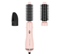 PARWIN PRO BEAUTY Brosse Soufflante 4 en 1, sèche-cheveux, volume rapide, boucles, lissage, 3 températures, céramique, soin ionique, 1100 watts, Rose