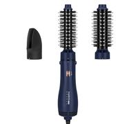 PARWIN PRO BEAUTY Brosse Soufflante 4 en 1, sèche-cheveux, volume rapide, boucles, lissage, 3 températures, céramique, soin ionique, 1100 watts, Bleu