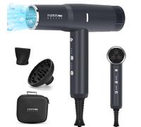 PARWIN PRO BEAUTY Sèche-cheveux Séchage Rapide Professionnel, Moteurs Sans Balais à Faible Bruit avec 110,000RPM&2000W, ionique hair dryer répartition uniforme de chaleur (noir)