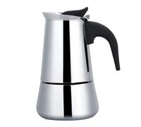 Paryou Cafetière Moka Espresso en acier inoxydable, 100 ml, plan de cuisson, style italien