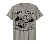 Pas à Vendre Protéger la Nature Public Terres Vintage Wildlife T-Shirt