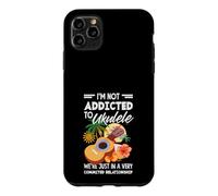 Pas Accro au ukulélé, Relation engagée, Coucher de Soleil Coque pour iPhone 11 Pro Max