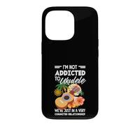 Pas Accro au ukulélé, Relation engagée, Coucher de Soleil Coque pour iPhone 13 Pro