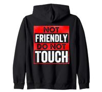 Pas Amical, ne touchez Pas, Citation Sarcastique drôle Sweat à Capuche