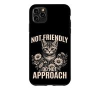 Pas Amical, ne Vous approchez Pas d'un Chat Sarcastique et Antisocial Coque pour iPhone 11 Pro Max