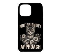 Pas Amical, ne Vous approchez Pas d'un Chat Sarcastique et Antisocial Coque pour iPhone 13 Pro Max