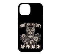 Pas Amical, ne Vous approchez Pas d'un Chat Sarcastique et Antisocial Coque pour iPhone 14
