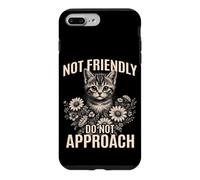 Pas Amical, ne Vous approchez Pas d'un Chat Sarcastique et Antisocial Coque pour iPhone 7 Plus/8 Plus