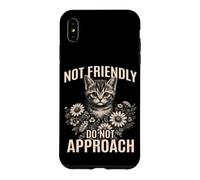 Pas Amical, ne Vous approchez Pas d'un Chat Sarcastique et Antisocial Coque pour iPhone XS Max