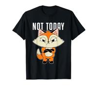Pas Aujourd'hui Canidae Caninae Red Fox Fox Lover Fox T-Shirt