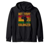 Pas Aujourd'hui Colonizer Afro-American Black History Sweat à Capuche