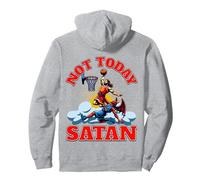 Pas Aujourd'hui, Le mème drôle de Satan Jesus Basketball Sweat à Capuche