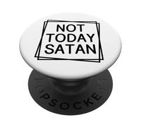 Pas Aujourd'hui Satan, chrétiens, Hommes et Femmes, reconnaissants, reconnaissants PopSockets PopGrip Adhésif
