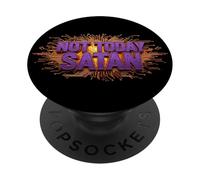 Pas aujourd'hui Satan - Design d'attitude sarcastique drôle et audacieux PopSockets PopGrip Adhésif