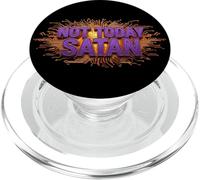 Pas aujourd'hui Satan - Design d'attitude sarcastique drôle et audacieux PopSockets PopGrip pour MagSafe