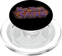 Pas aujourd'hui Satan - Design d'attitude sarcastique drôle et audacieux PopSockets PopGrip pour MagSafe