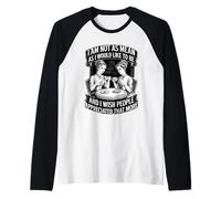 Pas Aussi méchant Que Je Voudrais être introverti Ironic Office Manche Raglan