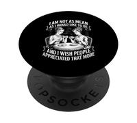 Pas Aussi méchant Que Je Voudrais être introverti Ironic Office PopSockets PopGrip Adhésif