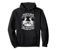 Pas Aussi méchant Que Je Voudrais être introverti Ironic Office Sweat à Capuche