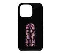 Pas Besoin de craindre : Tante Julia est là. Prénom : Rainbow Auntie Coque pour iPhone 13 Pro