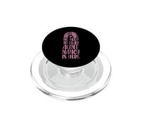 Pas Besoin de craindre : Tante Nancy est là. Prénom : Rainbow Auntie PopSockets PopGrip pour MagSafe