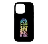 Pas Besoin de craindre, Tante Nora est là. Prénom : Rainbow Auntie Coque pour iPhone 14 Pro Max