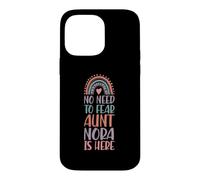 Pas Besoin de craindre, Tante Nora est là. Prénom : Rainbow Auntie Coque pour iPhone 14 Pro Max