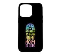 Pas Besoin de craindre, Tante Nora est là. Prénom : Rainbow Auntie Coque pour iPhone 15 Pro Max