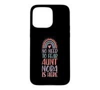 Pas Besoin de craindre, Tante Nora est là. Prénom : Rainbow Auntie Coque pour iPhone 15 Pro Max
