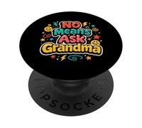 Pas Besoin de Demander à Grand-mère des Grands-Parents drôles pour garçons et Filles PopSockets PopGrip Adhésif