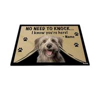 Pas Besoin De Frapper, Je Sais Que Tu ES Là - Berger des Pyrénées Paillasson D'Entree Facile À Nettoyer Paillasson De Bienvenue Absorbant Tapis De Porte pour Intérieur Terrasse Bain 40X60 Cm