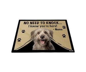 Pas Besoin De Frapper, Je Sais Que Tu ES Là - Berger des Pyrénées Paillasson D'Entree Facile À Nettoyer Paillasson De Bienvenue Absorbant Tapis De Porte pour Intérieur Terrasse Bain 40X60 Cm