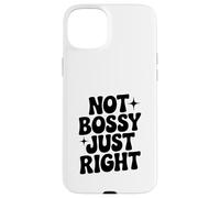 Pas Bossy, Juste Assez drôle pour Les Femmes Fortes Coque pour iPhone 15 Plus