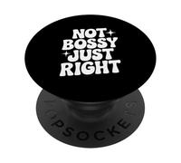 Pas Bossy, Juste Assez drôle pour Les Femmes Fortes PopSockets PopGrip Adhésif