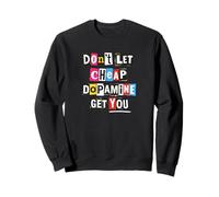 Pas Cher Dopamine Detox Motivation Rançon Note Citation Sweatshirt