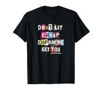 Pas Cher Dopamine Detox Motivation Rançon Note Citation T-Shirt