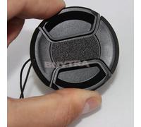 Pas cher vente chaude 46mm universel numérique SLR appareil photo lentille capuchon gardien avec Anti-perte corde cordon boucle support
