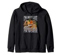 Pas comme les autres filles Funny Capybara Meme Bootleg Y2K Graphic Sweat à Capuche