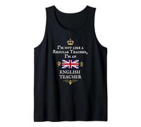 Pas comme Un Enseignant Normal, Un Enseignant Anglais, Drapeau Britannique Débardeur