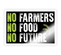 Pas D’agriculteurs Pas D’avenir Autocollant Sticker
