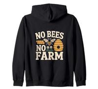 Pas d'abeilles, Pas de Ferme, Sauvez l'élevage d'abeilles mellifères Sweat à Capuche