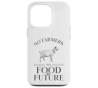 Pas d'agriculteurs, Pas de Nourriture, Pas d'avenir (Goat Graphic) Coque pour iPhone 13 Pro